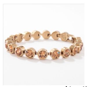 Touchstone Crystal Bronze Goddess Ice Bracelet